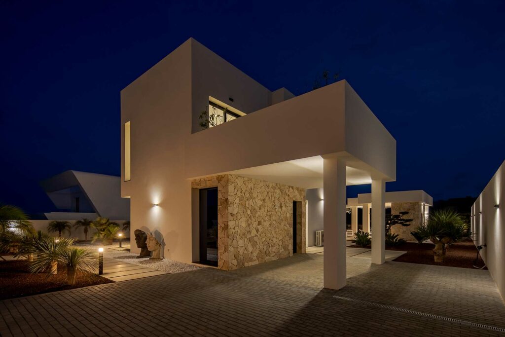 Valle del Este porche noche